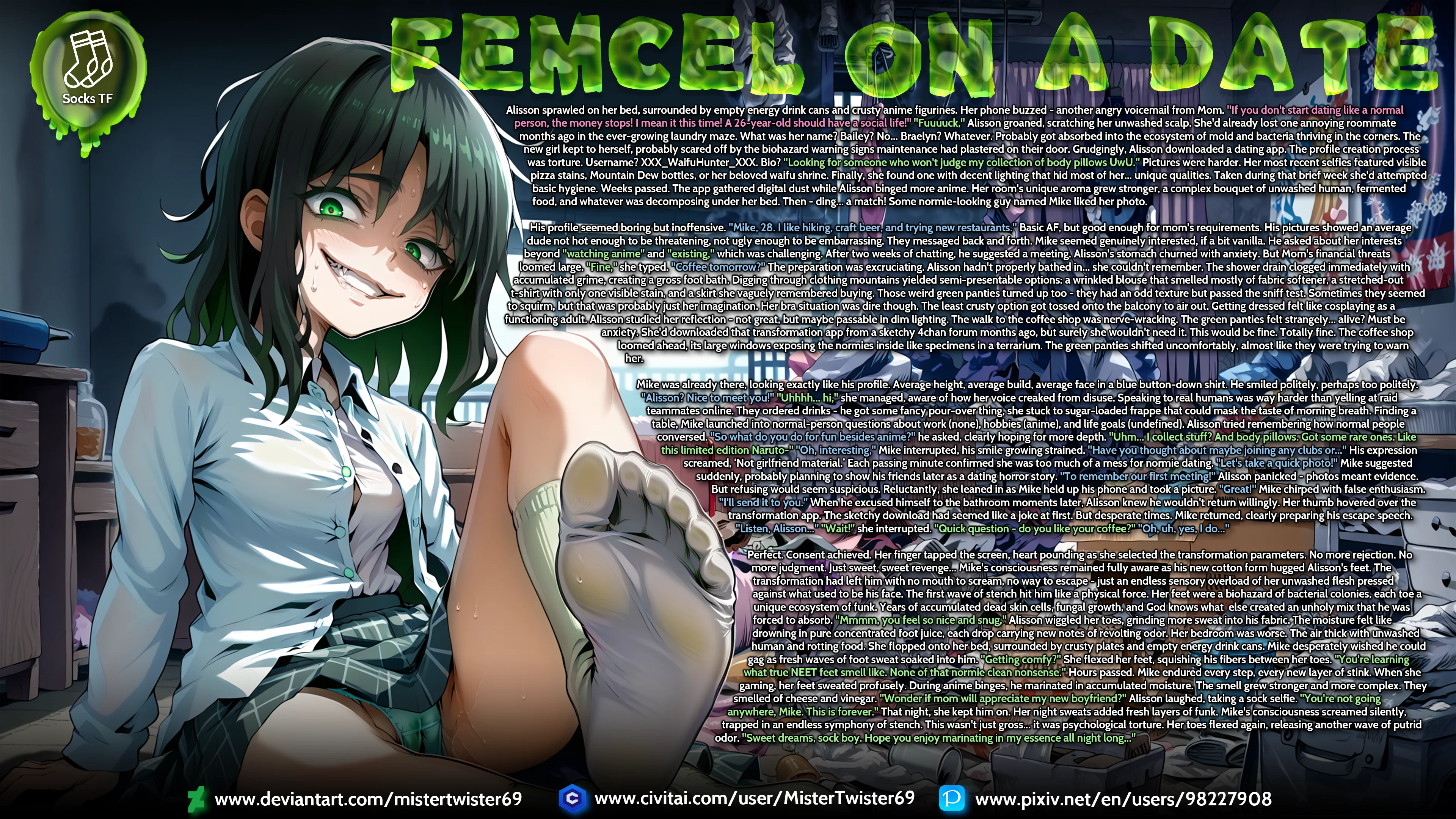 Femcel on a Date - Socks TF — image 1