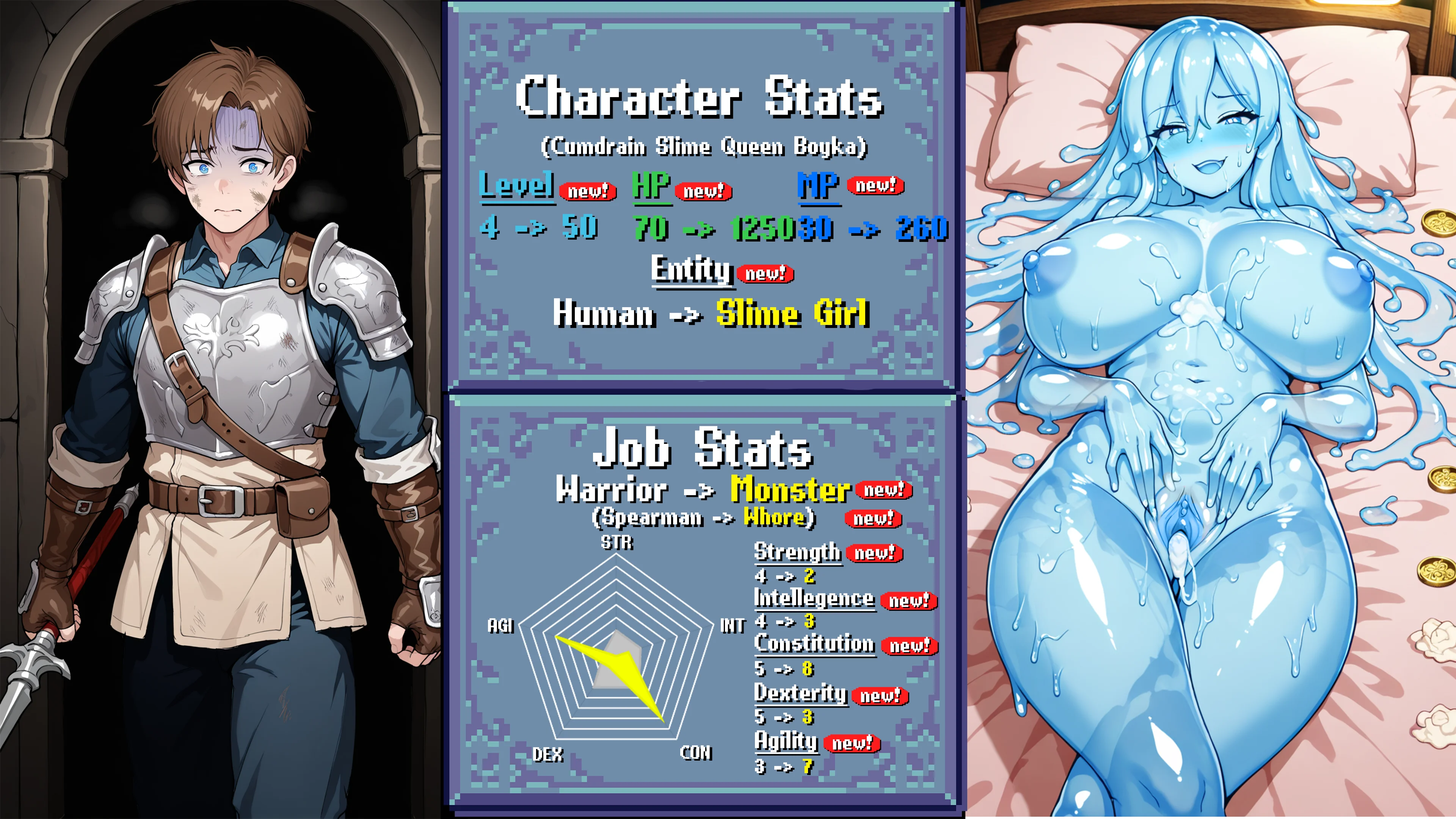 Extasia: Noob Mistake - Slime Girl TF — image 4