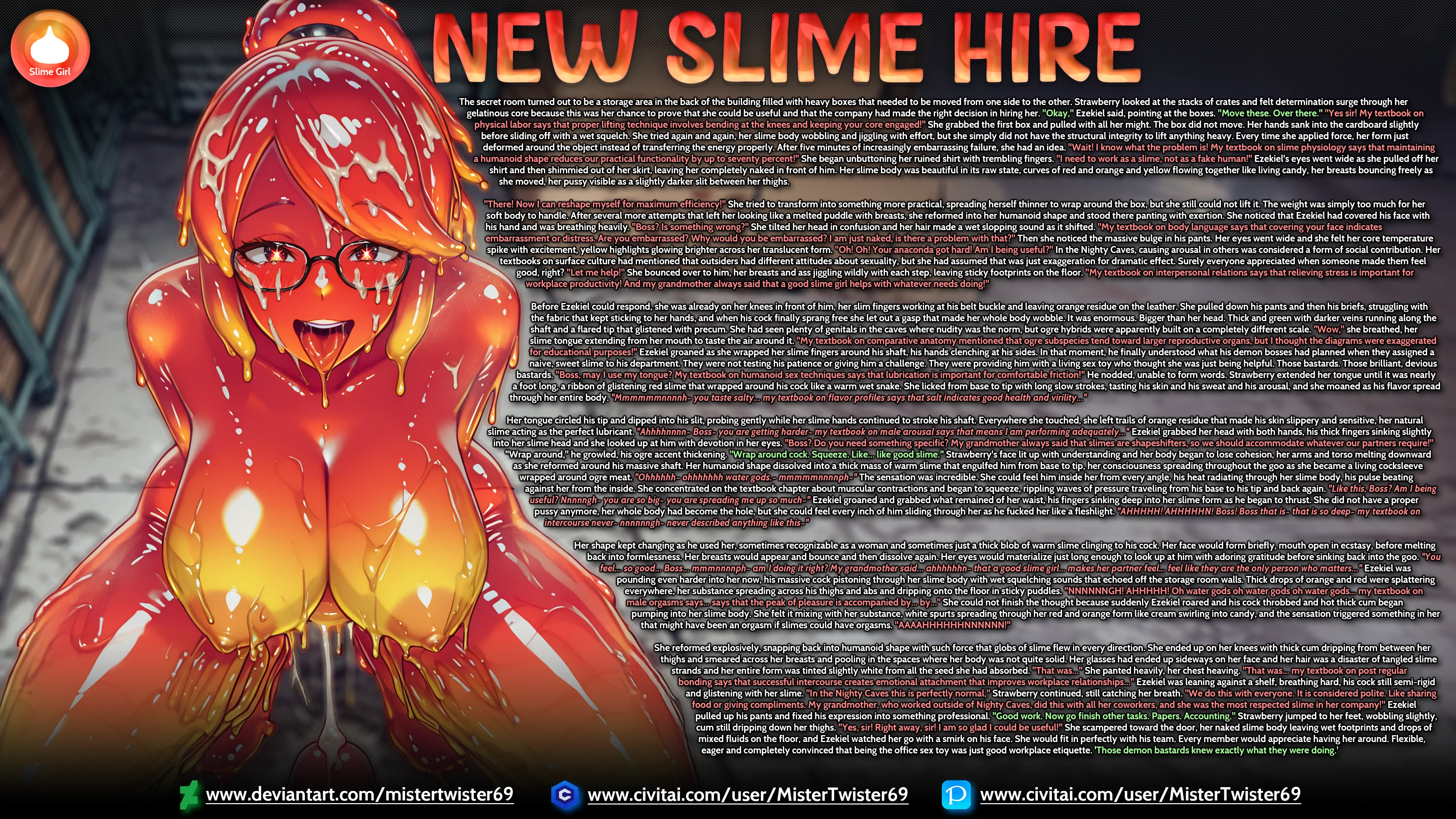 Monsters Office - New Slime Hire - Sex Toys TF — image 2