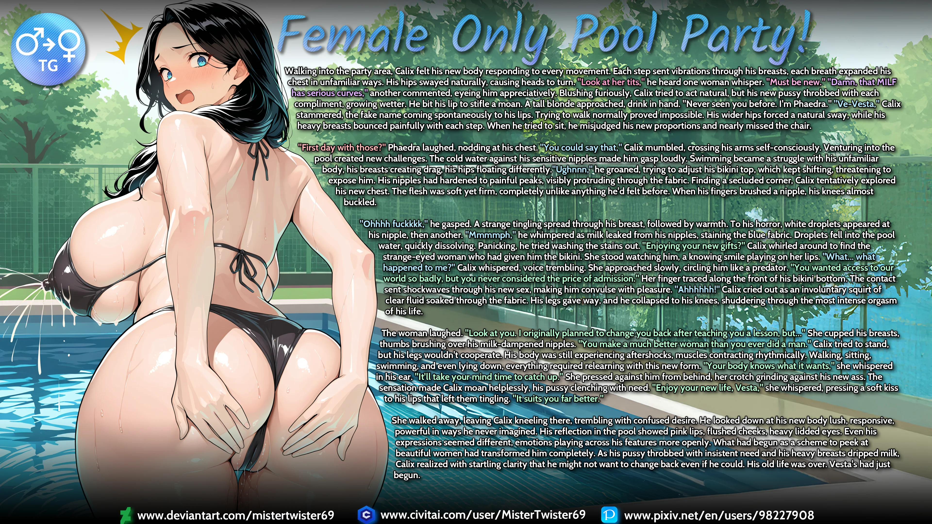 Female Only Pool Party! - TG — image 2