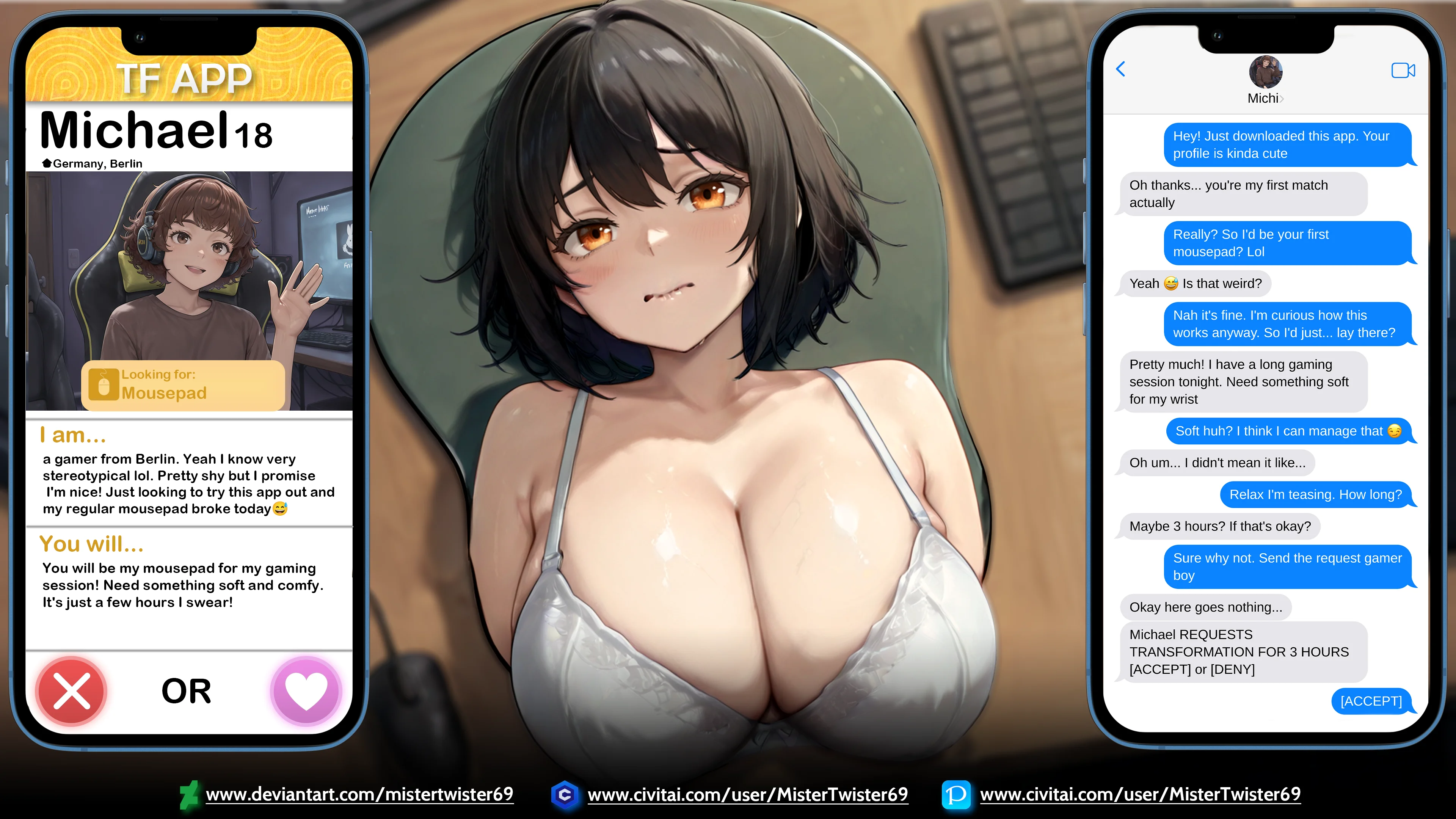 TF App - Soft and Comfy - Mousepad TF — image 1
