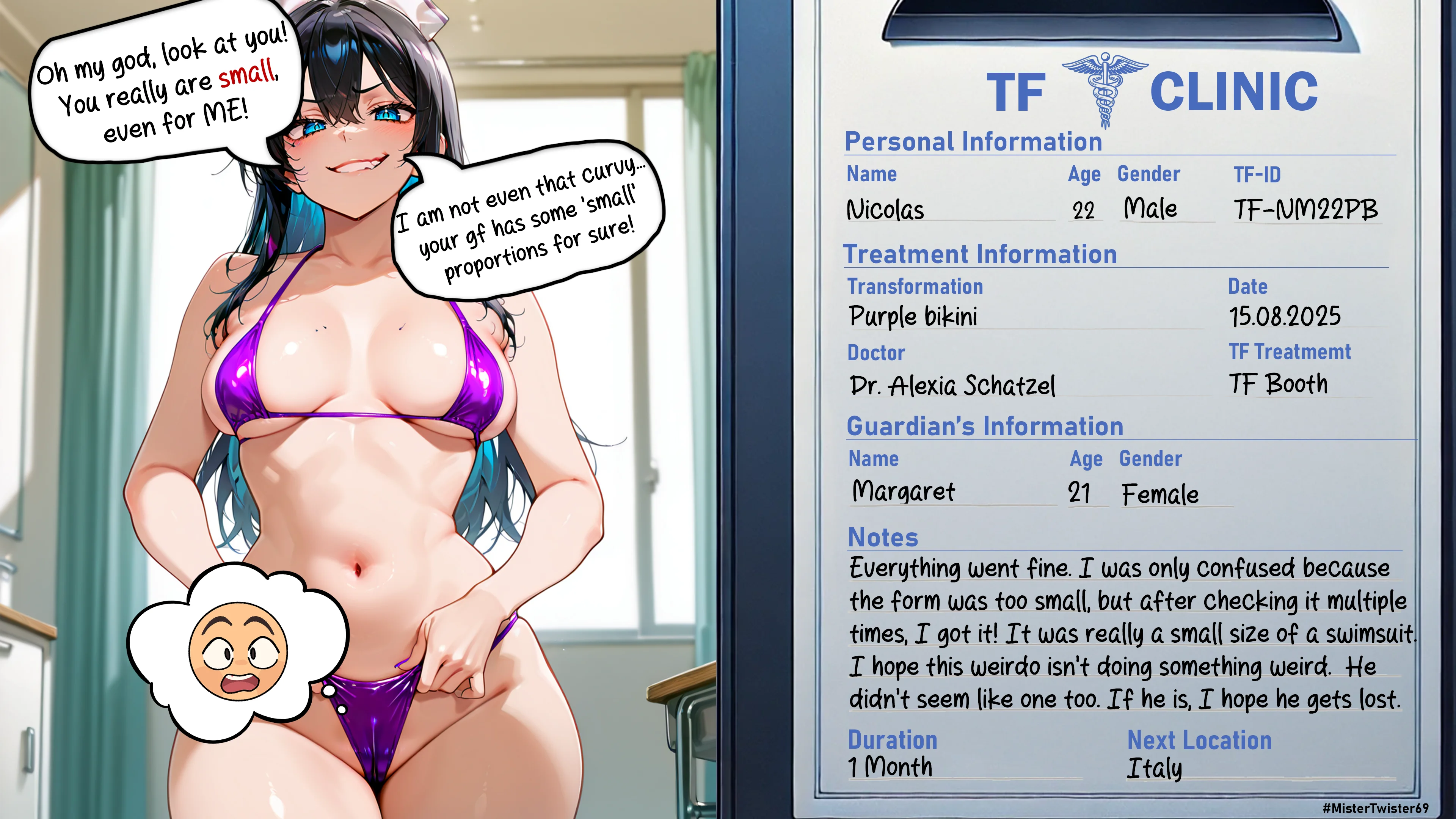 Taken by her Sister!? - Bikini TF — image 1