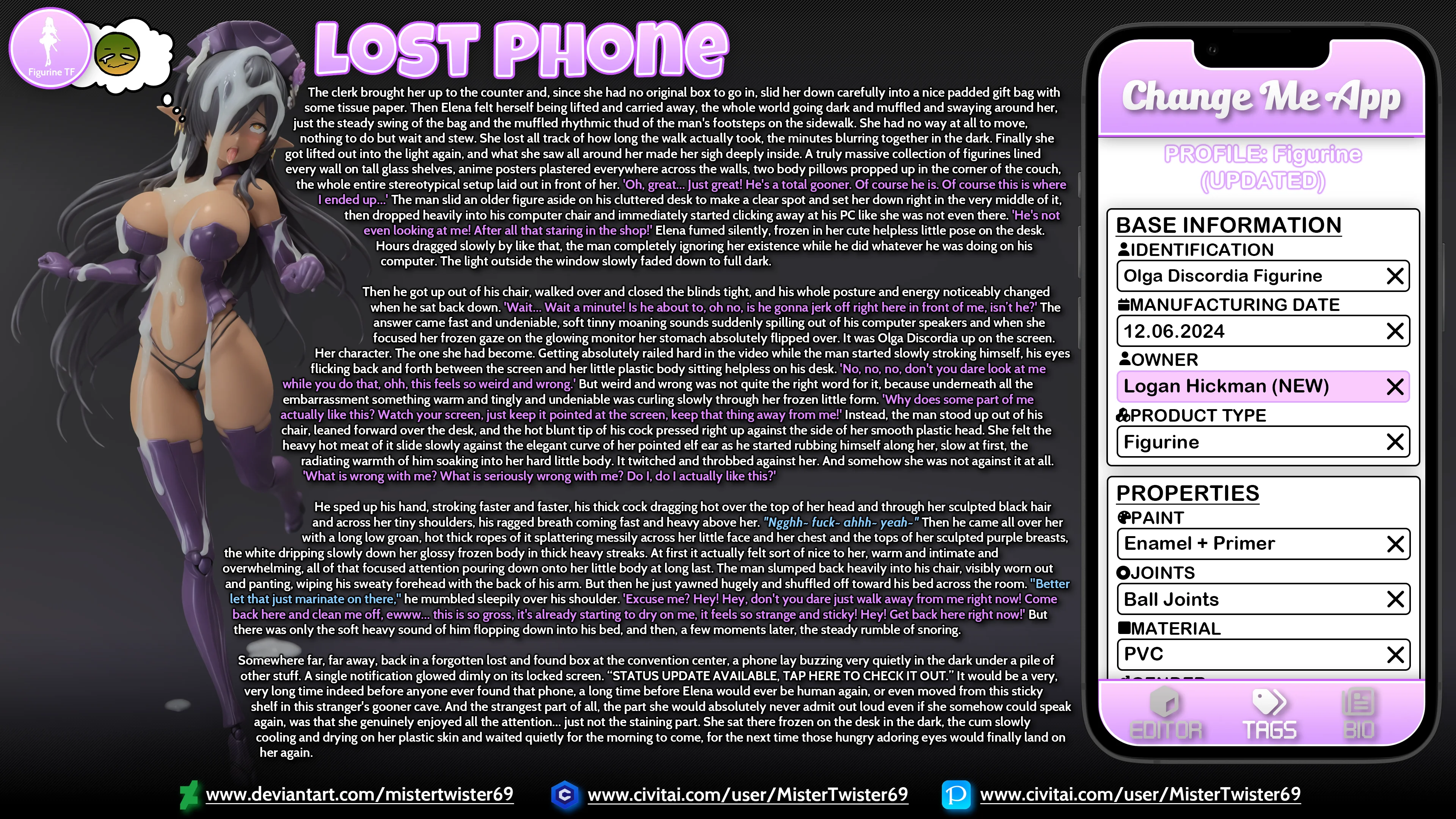 Change Me App - Lost Phone - Figurine TF — image 4