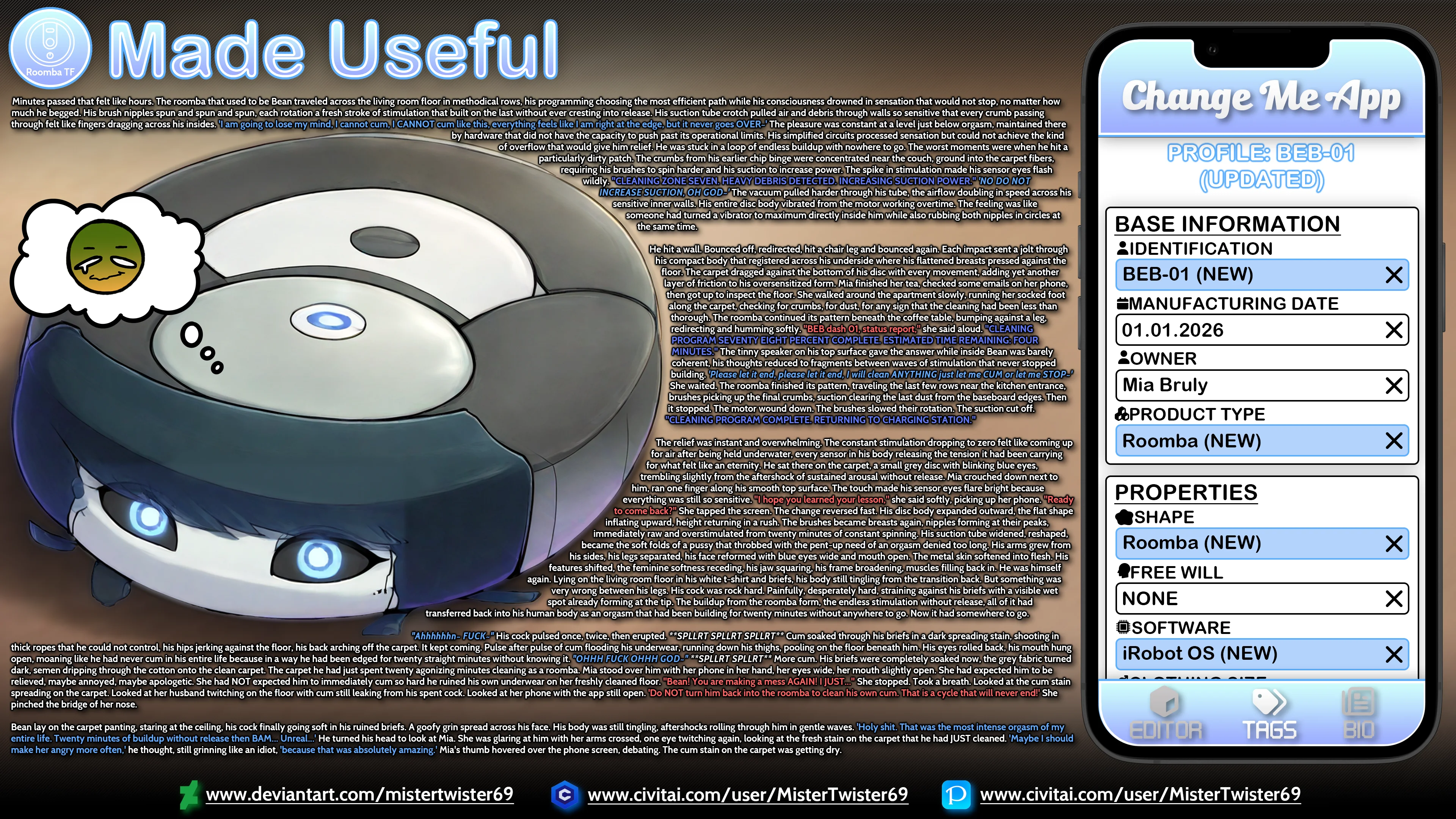 Change Me App - Made Useful - Roomba TF — image 4