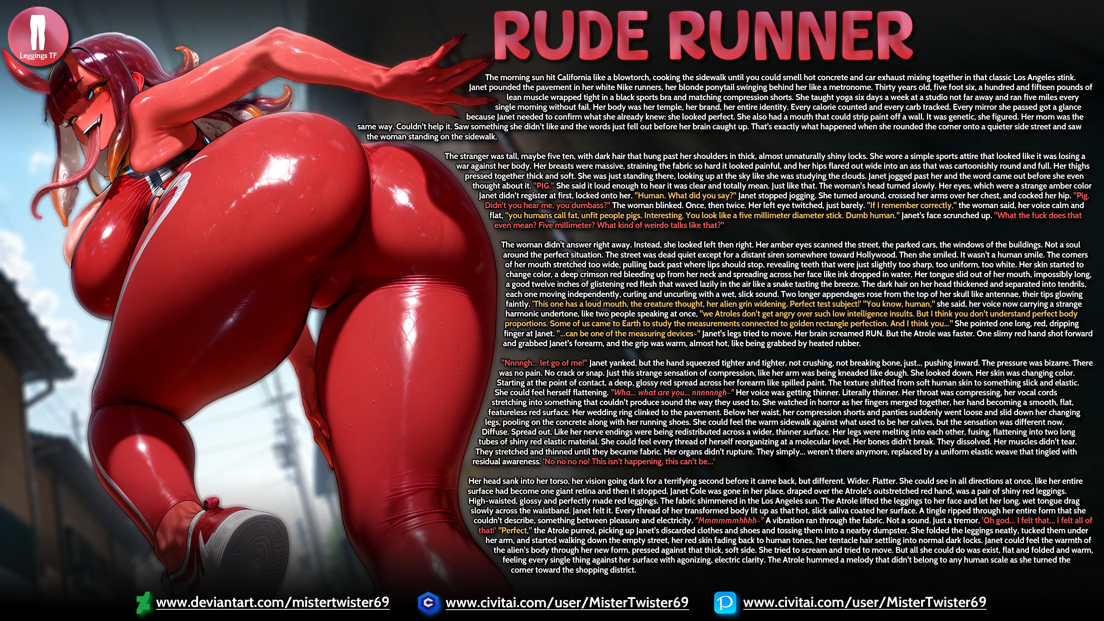 Rude Runner - Leggings TF — image 1
