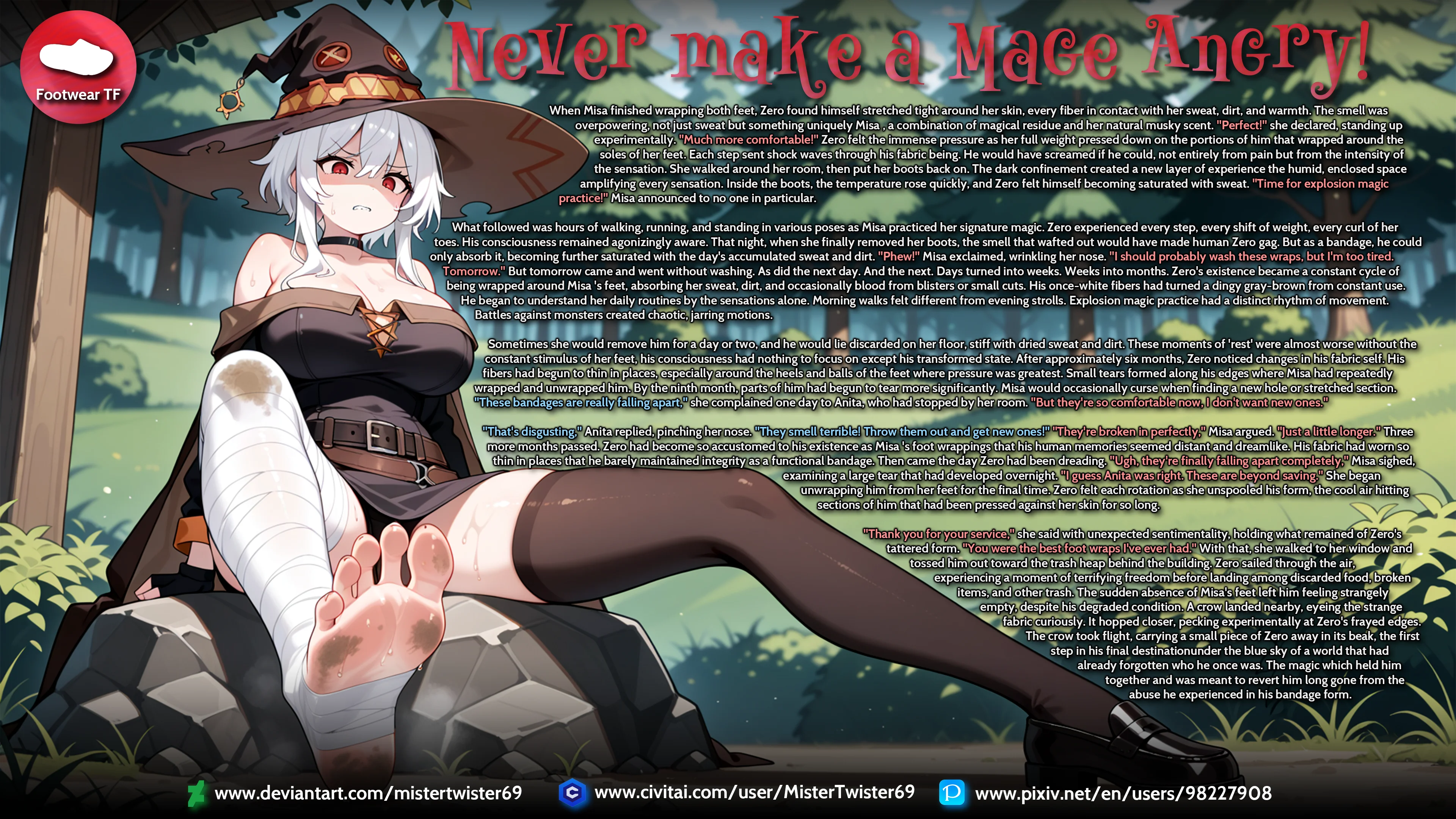 Never make a mage angry! - Footwear TF — image 2