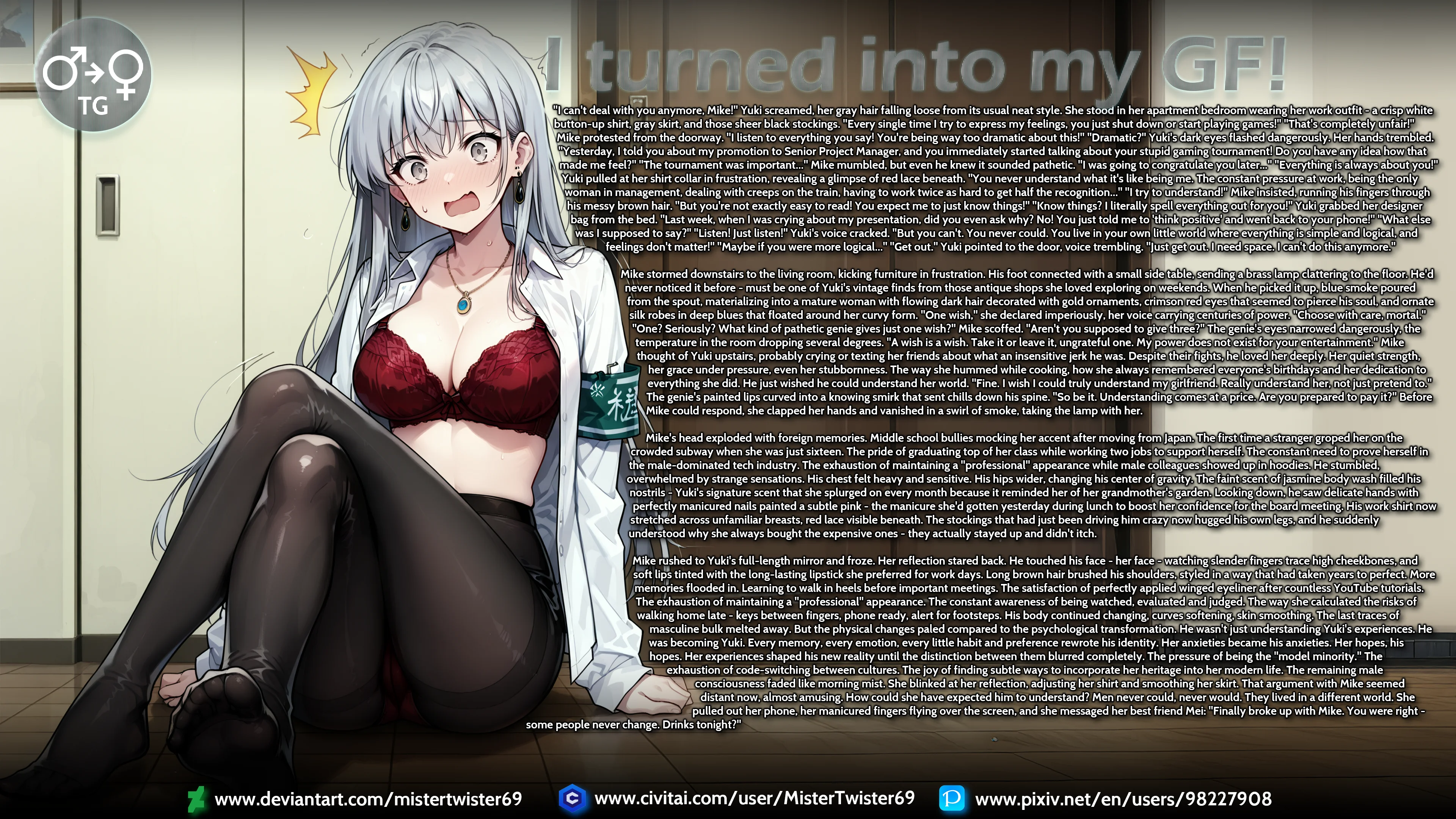 I turned into my GF! - TG — image 1