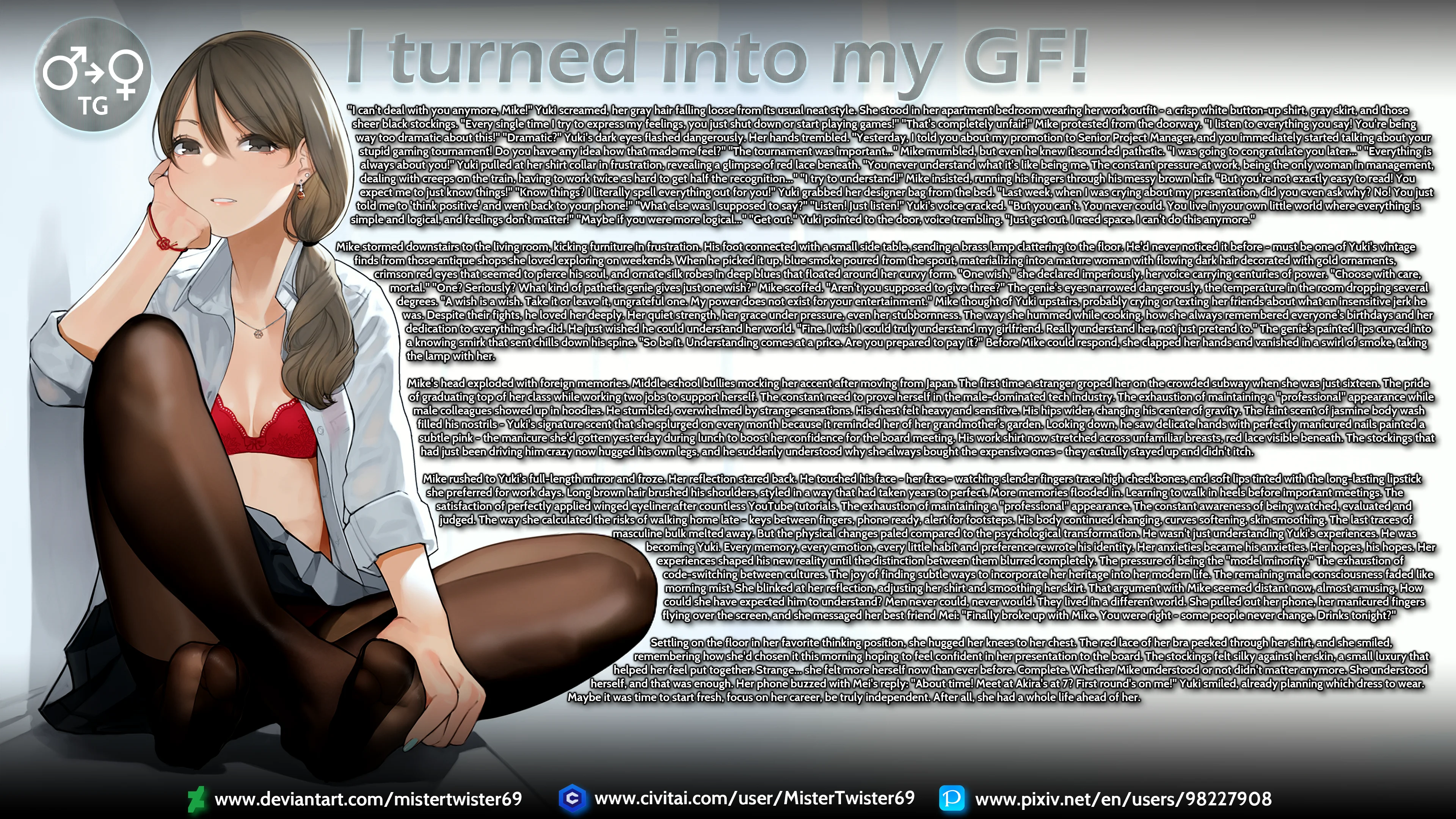 I turned into my GF! - TG — image 2