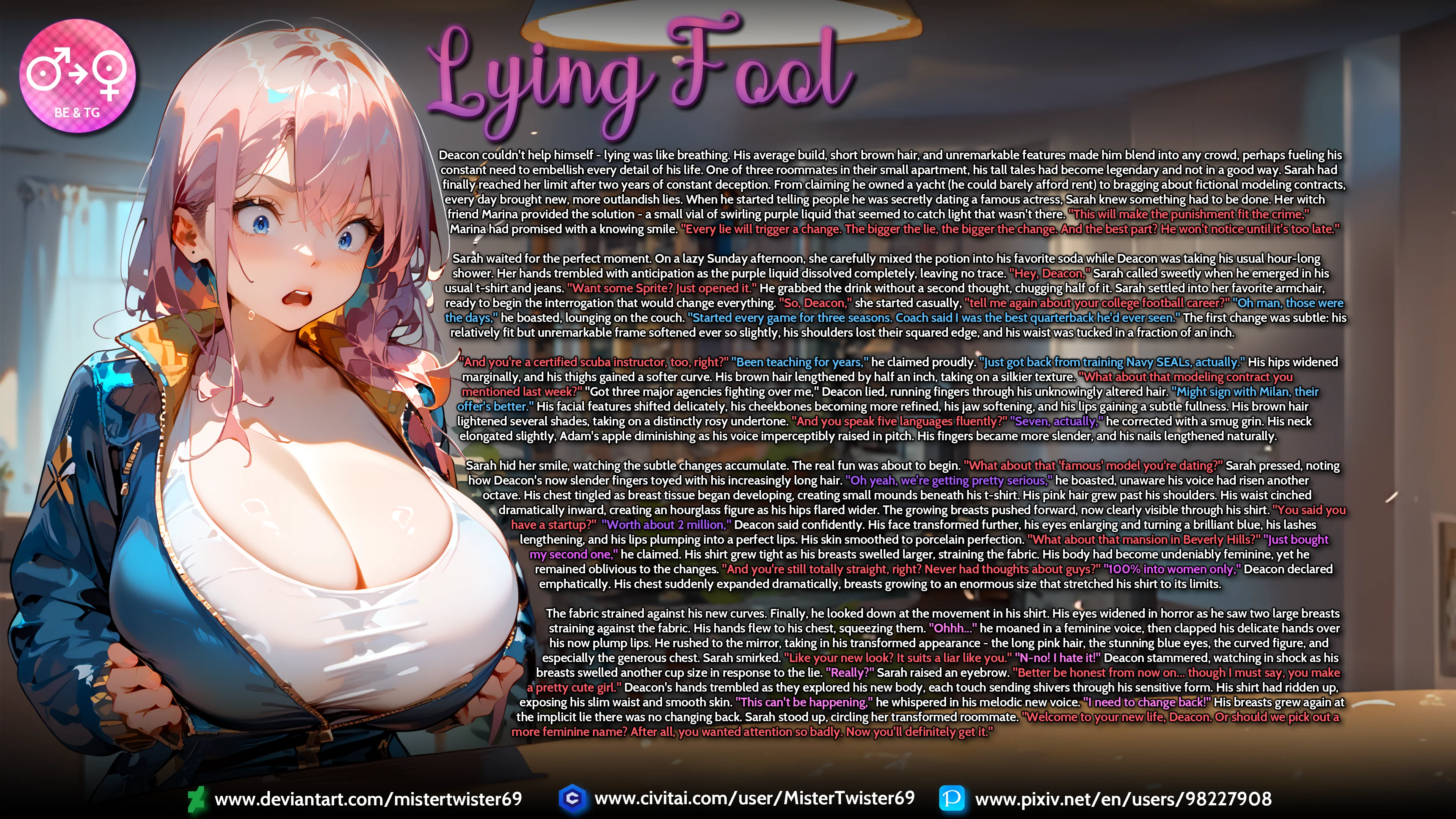 Lying Fool - TG and Breast Expansion — image 1